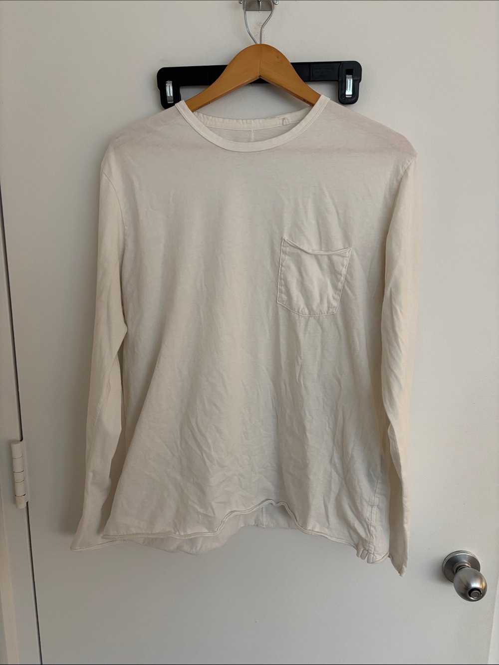 Rag and Bone Men's Long-Sleeve Pocket Crewneck Shirt